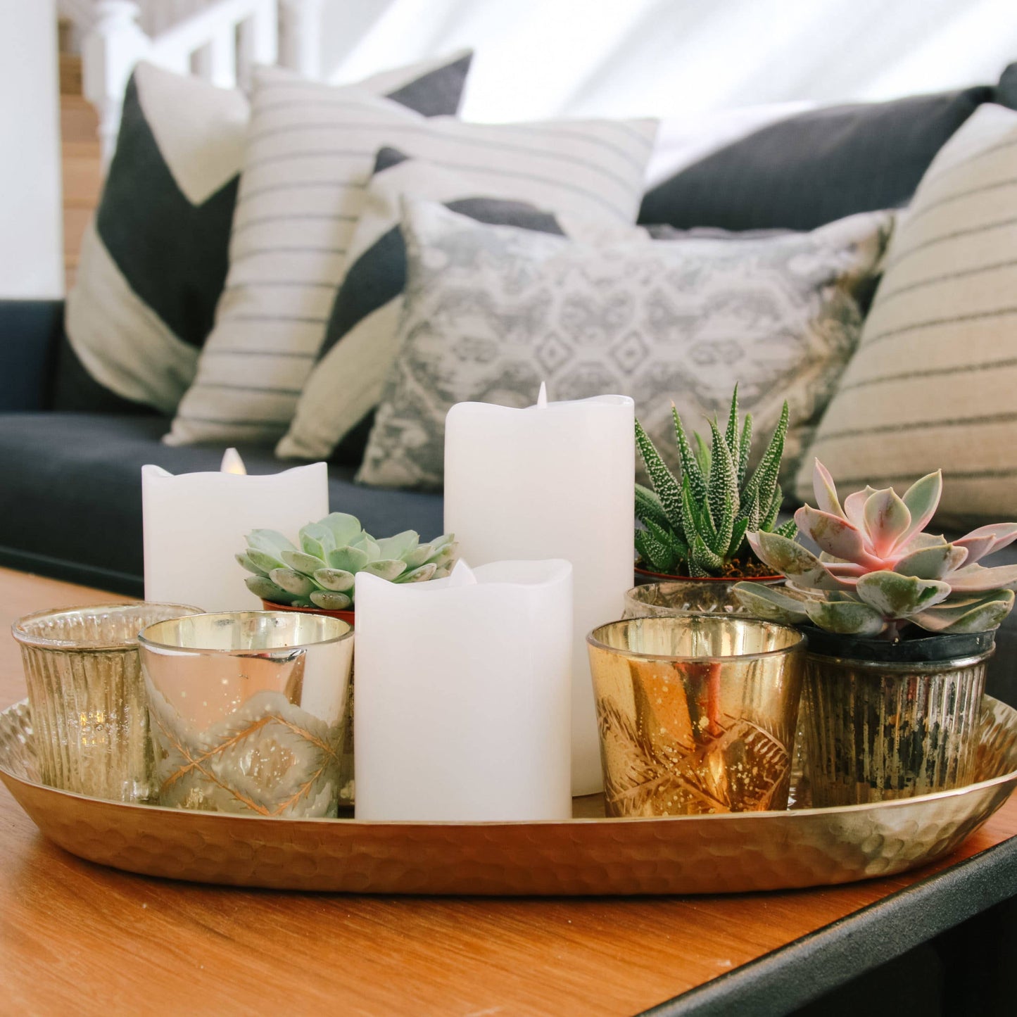 Flameless Candles - Set of 3 with Remote and Timer