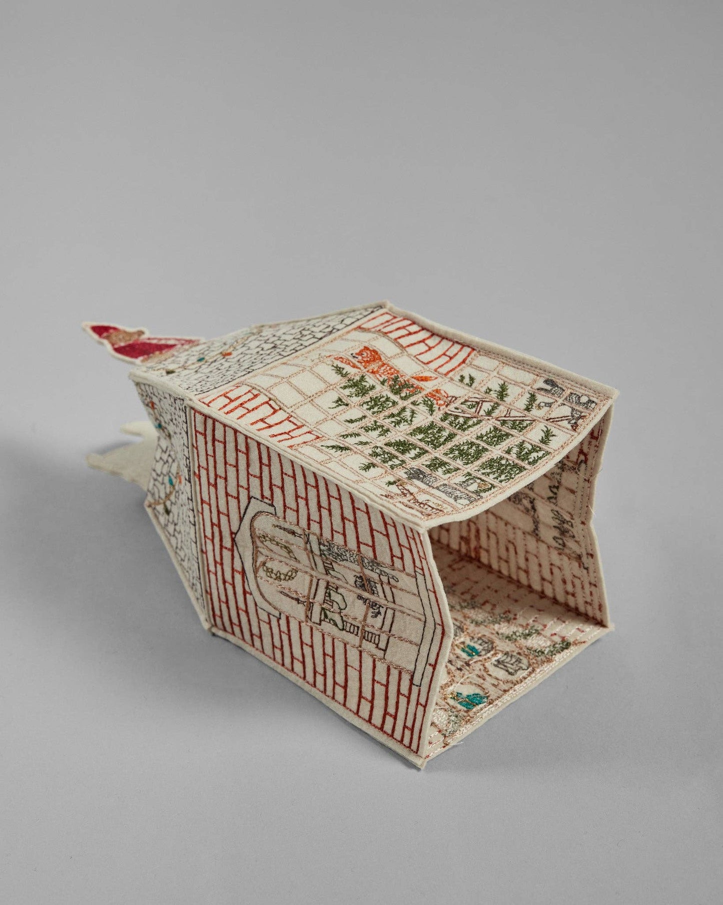 Home for the Holidays Tissue Box Cover - Embroidered