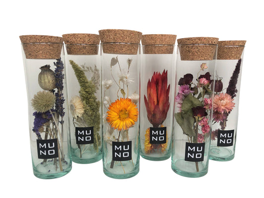 BOUQUET OF DRIED FLOWERS - 20 CM Tube