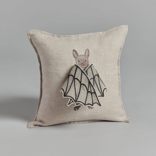 Bat Wing Surprise Pillow - Embroidered