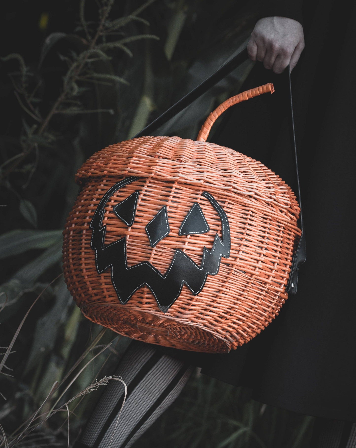 Haunted Hallows Basket - Orange