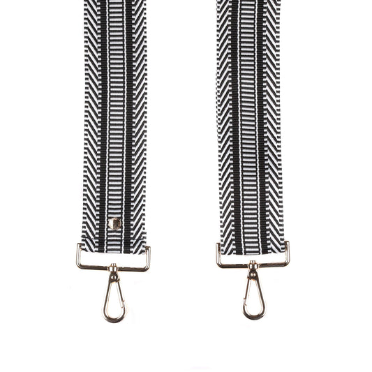 Bag Strap - Black & White Mix