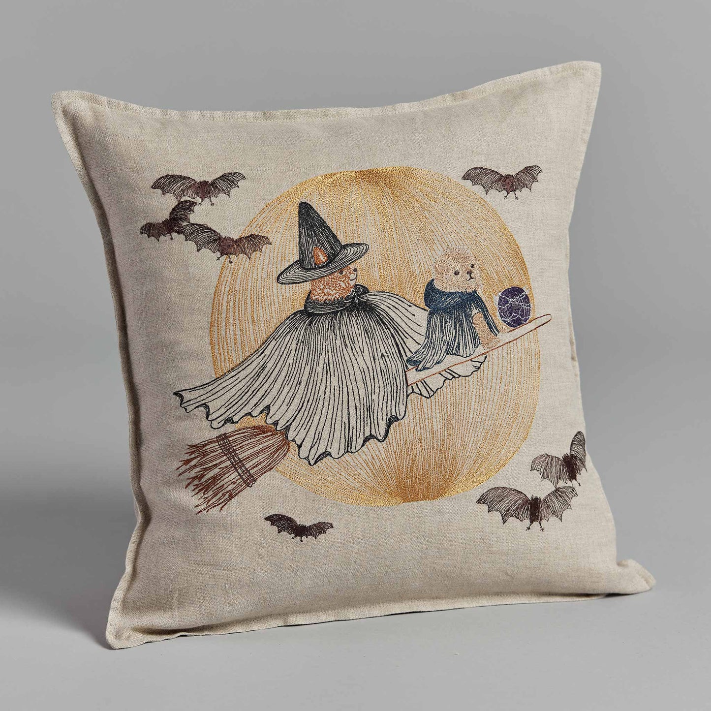 Supermoon Spell Pillow - Embroidered