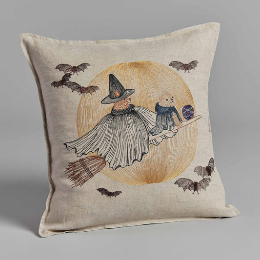 Supermoon Spell Pillow - Embroidered
