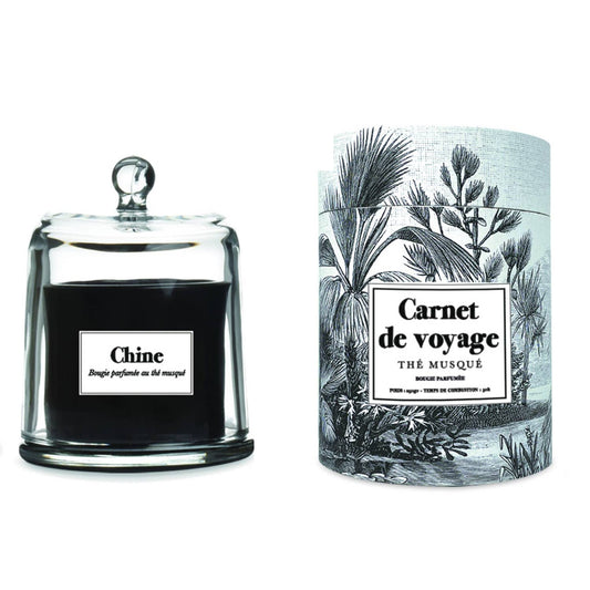 Bell candle - Black / Musk Tea