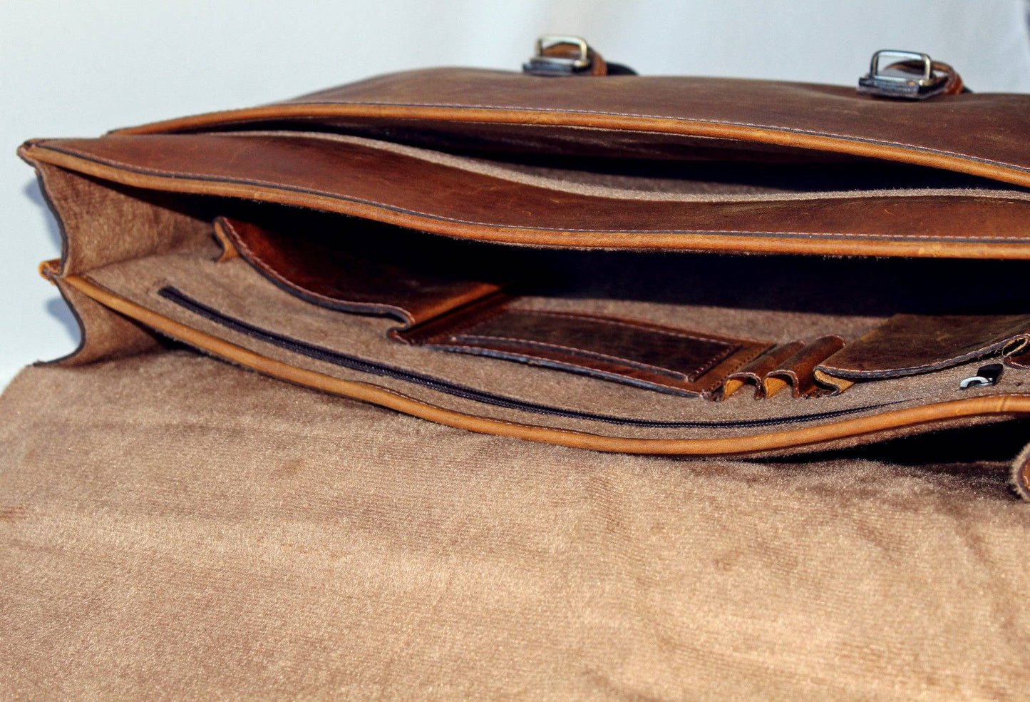 Copper Beech - Handmade Leather Briefcase
