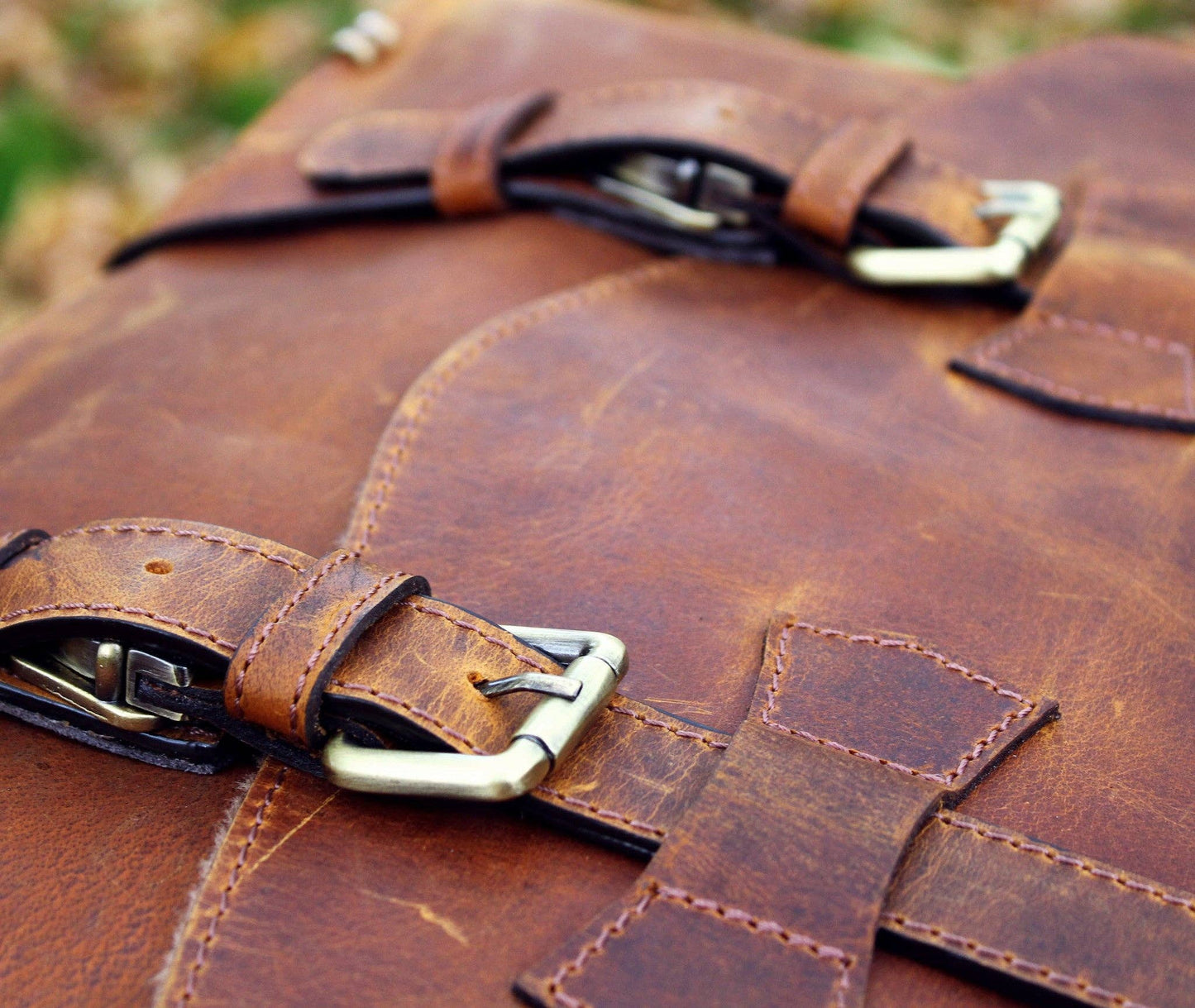 Copper Beech - Handmade Leather Briefcase
